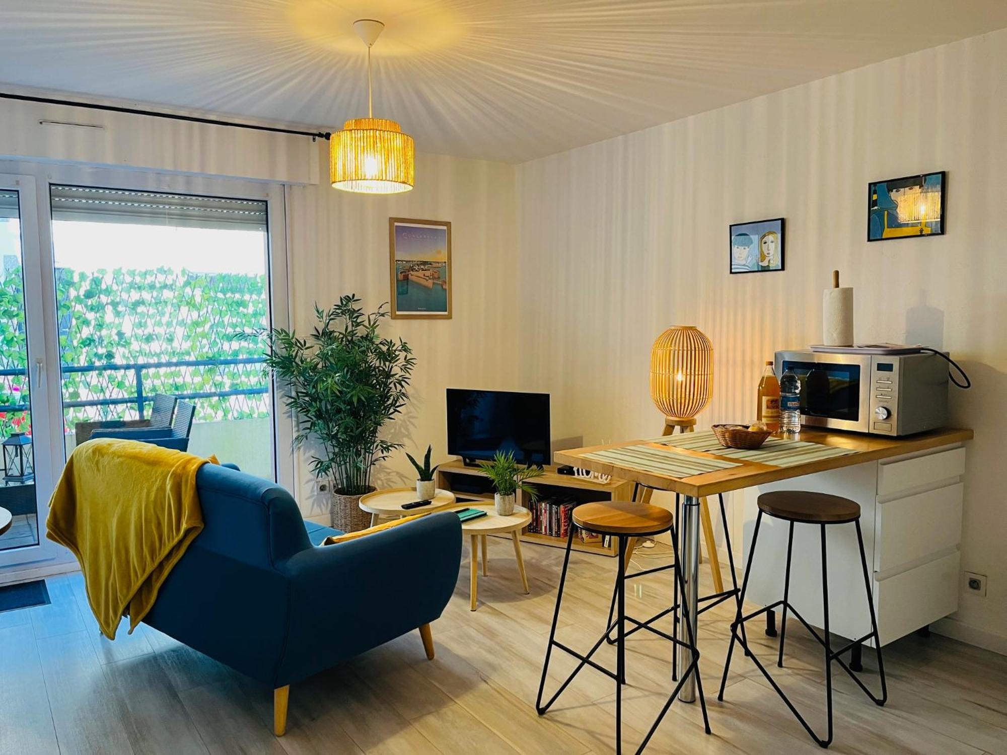 Apartament Au Bord De L'Eau Concarneau Zewnętrze zdjęcie